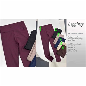 Legginsy damskie produkt Turecki  S/M-XL/2XL