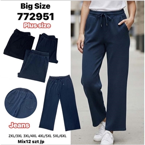 Spodnie damskie Big Size  2XL/3XL-5XL/6XL
