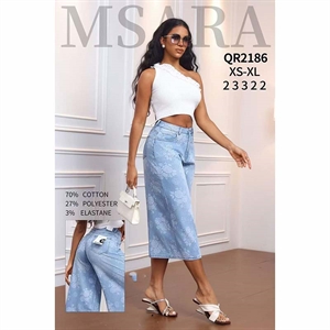 Rybaczki jeansowe damskie XS-XL