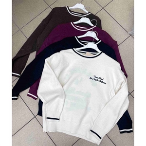 Sweter damski okrągły