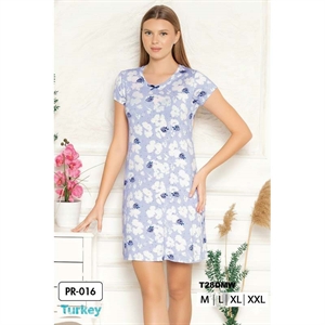 Koszula nocna damska 95% WISKOZA + 5% POLIESTER (M-2XL) - Turecki Produkt