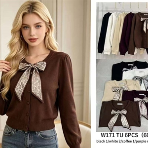 Sweter damski zapinany na guziki
