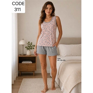 Piżama bawełna damska  2XL-4XL