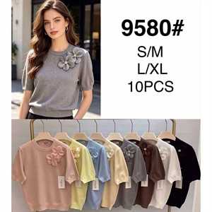 Sweter damski z krótkim rękawem S/M L/XL