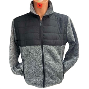 Bluza męska rozpinana na zamek bez kaptura  M-2XL