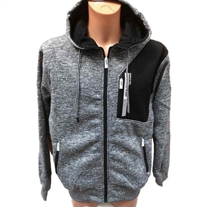 Bluza męska rozpinana na zamek z kapturem  M-2XL