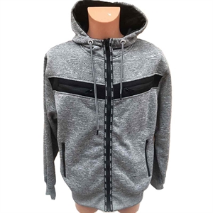 Bluza męska rozpinana na zamek z kapturem  M-2XL