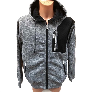 Bluza męska rozpinana na zamek z kapturem  M-2XL