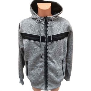 Bluza męska rozpinana na zamek z kapturem  M-2XL
