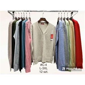 Sweter damski zapinany na guziki (L-3XL)