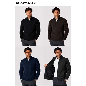 Bluza męska rozpinana na zamek bez kaptura  M-2XL