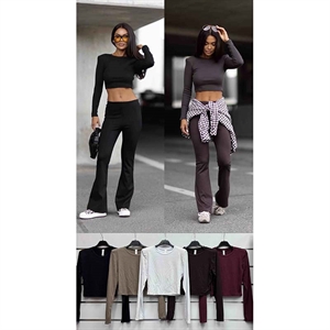 Bluzka crop top damski produkt Włoski