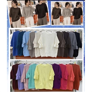 Sweter damski okrągły