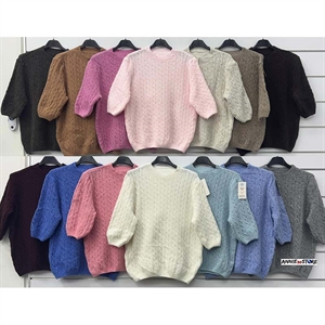 Sweter damski z krótkim rękawem