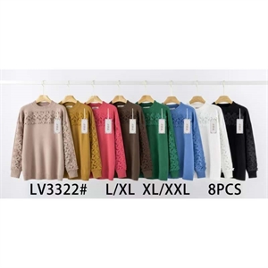 Sweter damski okrągły  L/XL-XL/2XL