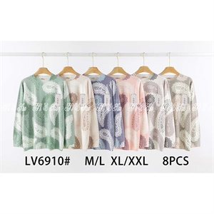 Sweter damski okrągły M/L-XL/2XL