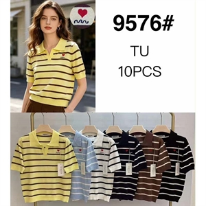 Sweter damski z krótkim rękawem