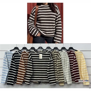 Sweter damski okrągły