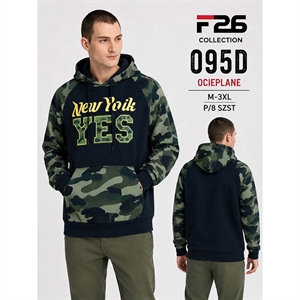 Bluza ocieplana kangurka z kapturem  M/L-3XL