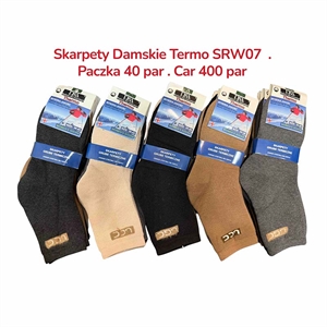 Skarpetki damskie termo  35-38/39-42