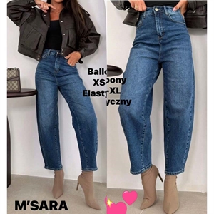 Jeansy damskie Msara  XS-XL