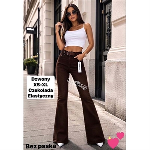 Jeansy dzwony damskie  XS-XL