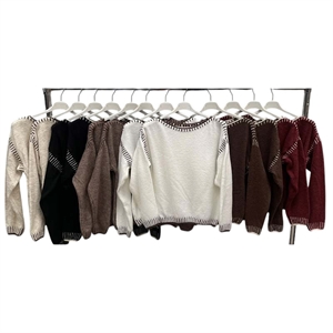 Sweter damski okrągły