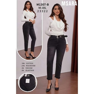 Jeansy damskie Msara  M-3XL