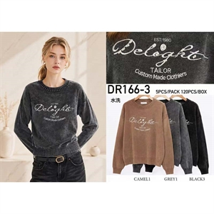 Sweter damski okrągły
