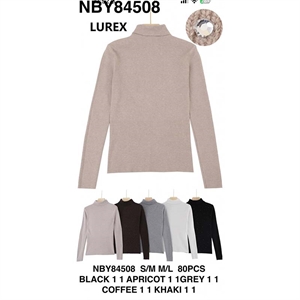 Sweter damski z golfem  S/M-L/XL