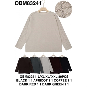 Sweter damski okrągły  L/XL-XL/2XL