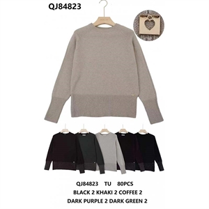 Sweter damski okrągły