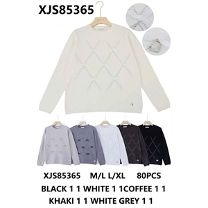 Sweter damski okrągły  M/L-L/XL