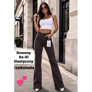 Jeansy dzwony damskie  XS-XL