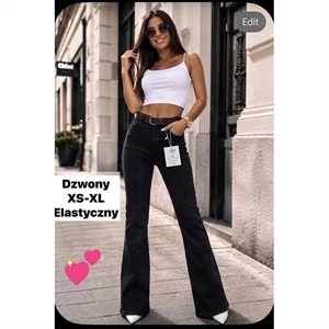 Jeansy dzwony damskie  XS-XL