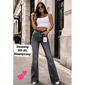 Jeansy dzwony damskie  XS-XL