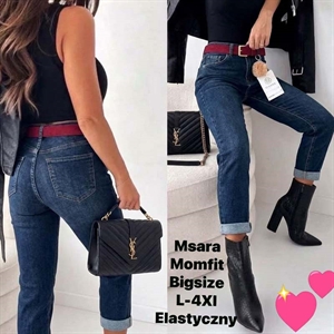 Jeansy mom fit Big Size  L-4XL