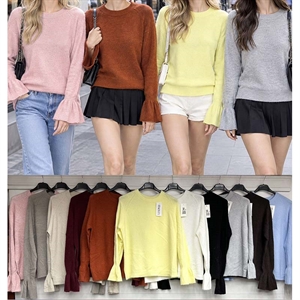 Sweter damski okrągły