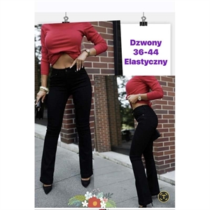 Jeansy dzwony damskie  36-44