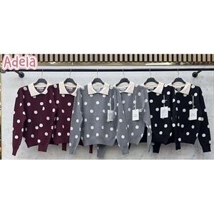 Sweter damski okrągły