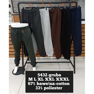 Spodnie dresowe grube męskie produkt Turecki M-3XL