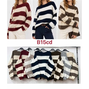Sweter damski okrągły
