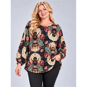 Bluzka kimono welur produkt Polski