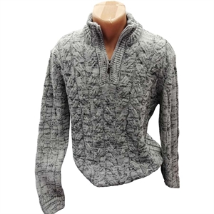 Sweter męski na pół suwak -produkt Turecki M-2XL