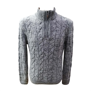 Sweter męski na pół suwak -produkt Turecki M-2XL
