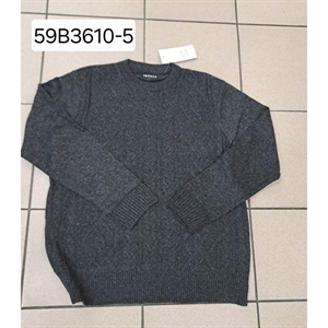 Sweter męski okrągły M-2XL