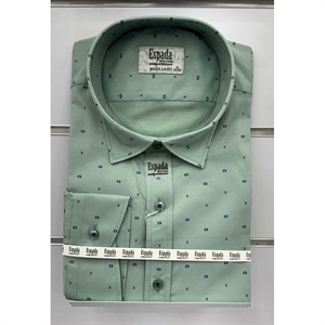 Koszula męska w delikatne wzorki z elastanem krój regular fit produkt Turecki  L-3XL