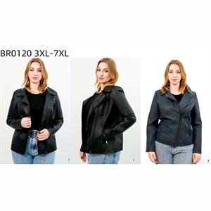 Kurtka skórzana damska Big Size  3XL-7XL