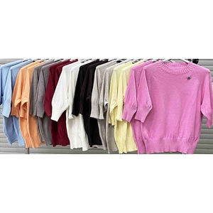 Sweter damski okrągły