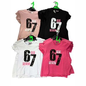 Koszulka dziewczęca z krótkim rękawem  128-164